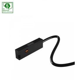   System Shift Nano - fekete végcsatlakozó 2000mm kábellel SpectrumLED