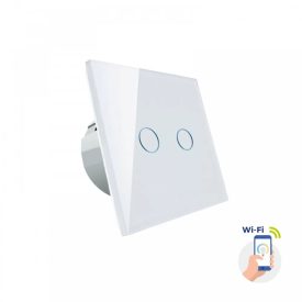 2 zónás kapcsoló fehér SpectrumLED