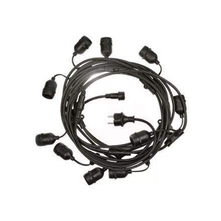10M 10foglalat E27 kültéri füzér SpectrumLED