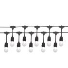 10M 10foglalat E27 kültéri füzér SpectrumLED