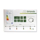 10M 10foglalat E27 kültéri füzér SpectrumLED