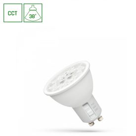   LED GU10 230V 3/5/7W CCT 38ST z soczewkš SPECTRUM SpectrumLED