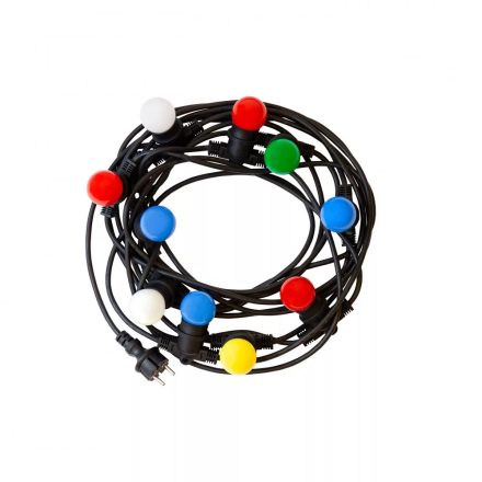 5M 10foglalat E27 kültéri füzér SpectrumLED