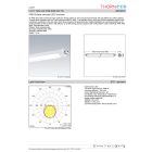 LUCY 60W 4000K IP66 LED por és páramentes lámpatest Thorn