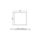 36W 3000/3500/4000K IP40 szögletes LED panel Thorn