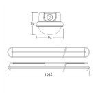 JULIE FLEX por-pára mentes lámpatest 34W /25W/18W 4000K IP65 Thorn