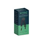 V-TAC DC12/24V fekete rejtett kapcsoló, fényerőszabályzó