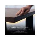 V-TAC DC12/24V fekete rejtett kapcsoló, fényerőszabályzó