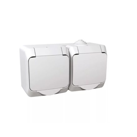 Cedar Plus dupla dugalj gyermekvédelemmel IP44 Schneider 