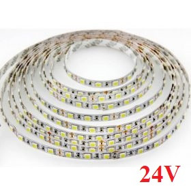 Beltéri fehér LED szalag 24V